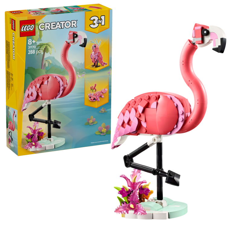 LEGO – LEGO Creator – Wild Animals: Pink Flamingo (31170)