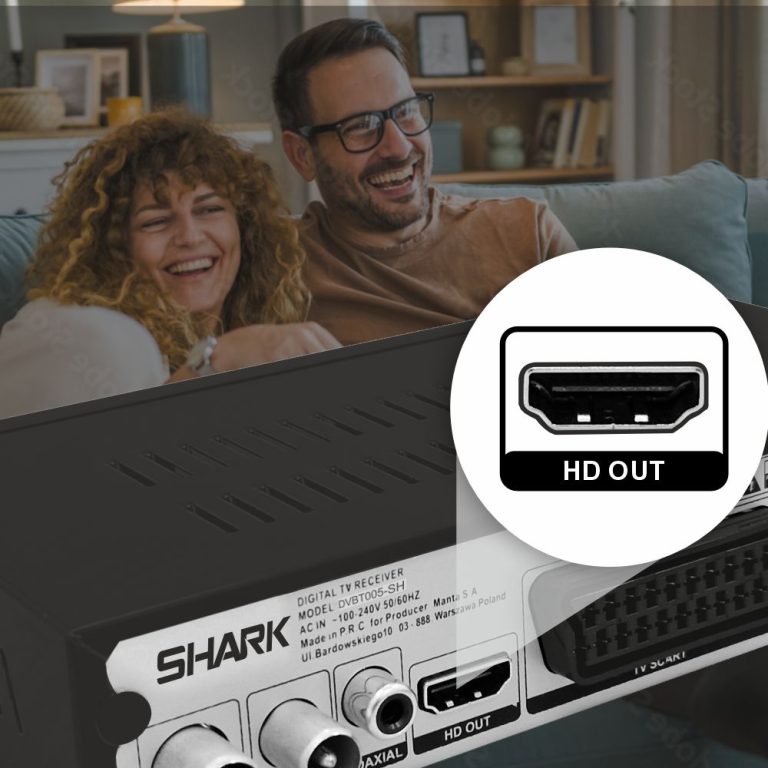 Manta DVBT005-SH Tuner for TV DVBT-T2/HEVC SHARK