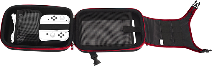 Bigben Vertical Pouch Color Sorted Hard Case for Switch Tablet and Accessories