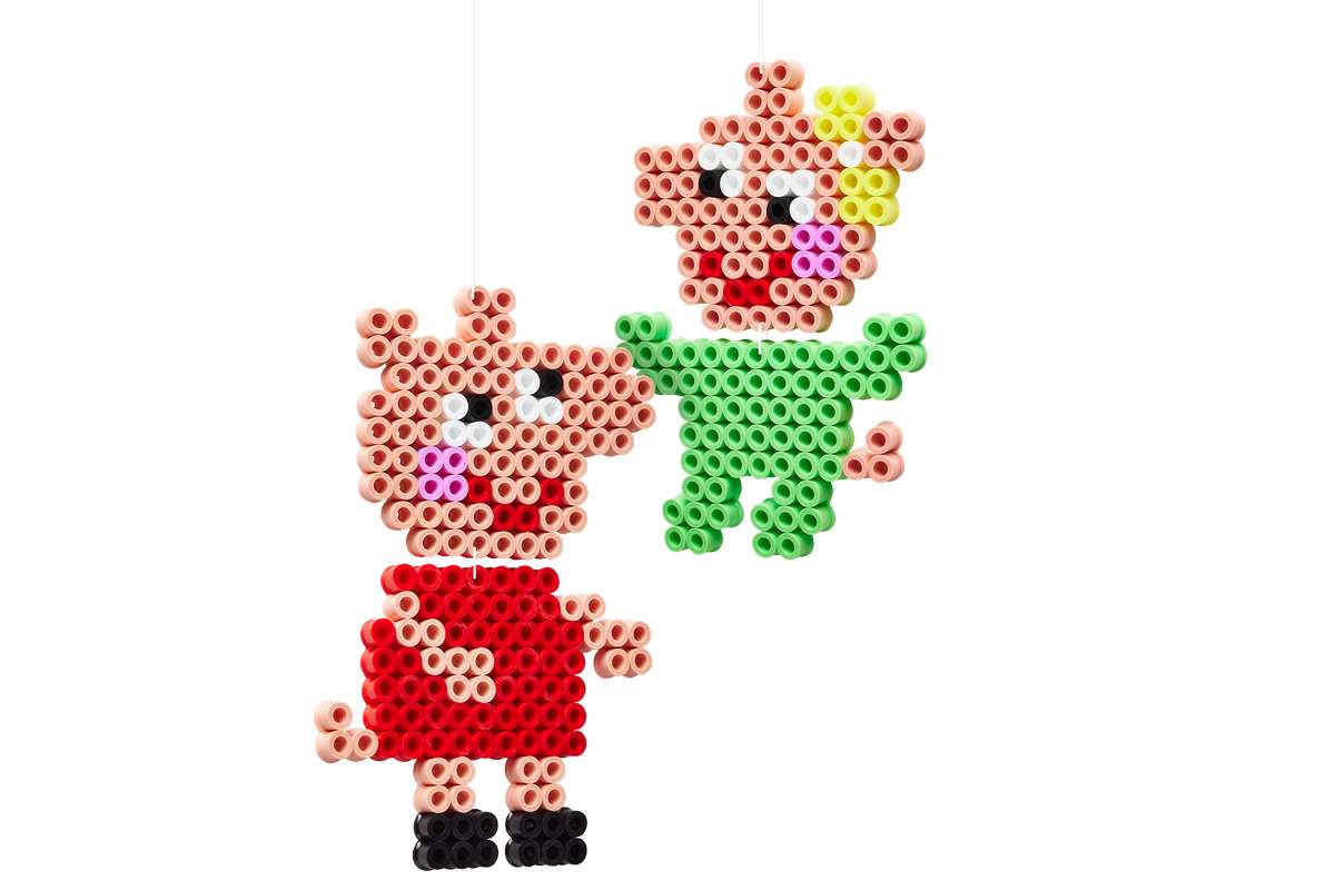 Hama - Maxi beads Peppa Pig & Little sister (388755)