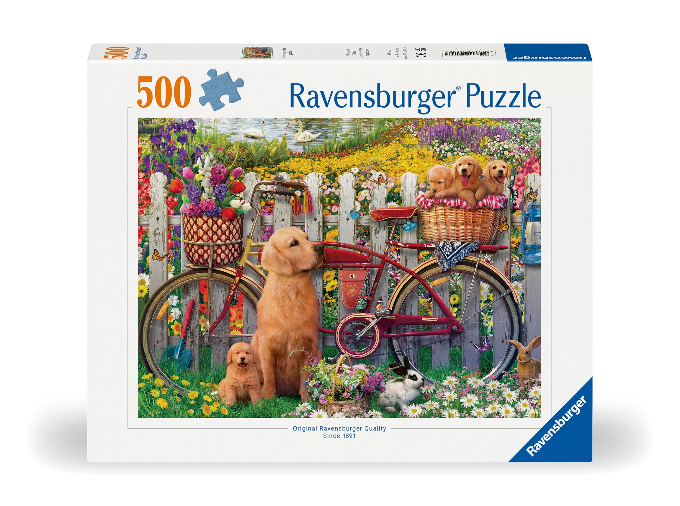 Ravensburger - Puzzle Cute Dogs In The Garden 500p (12000209)