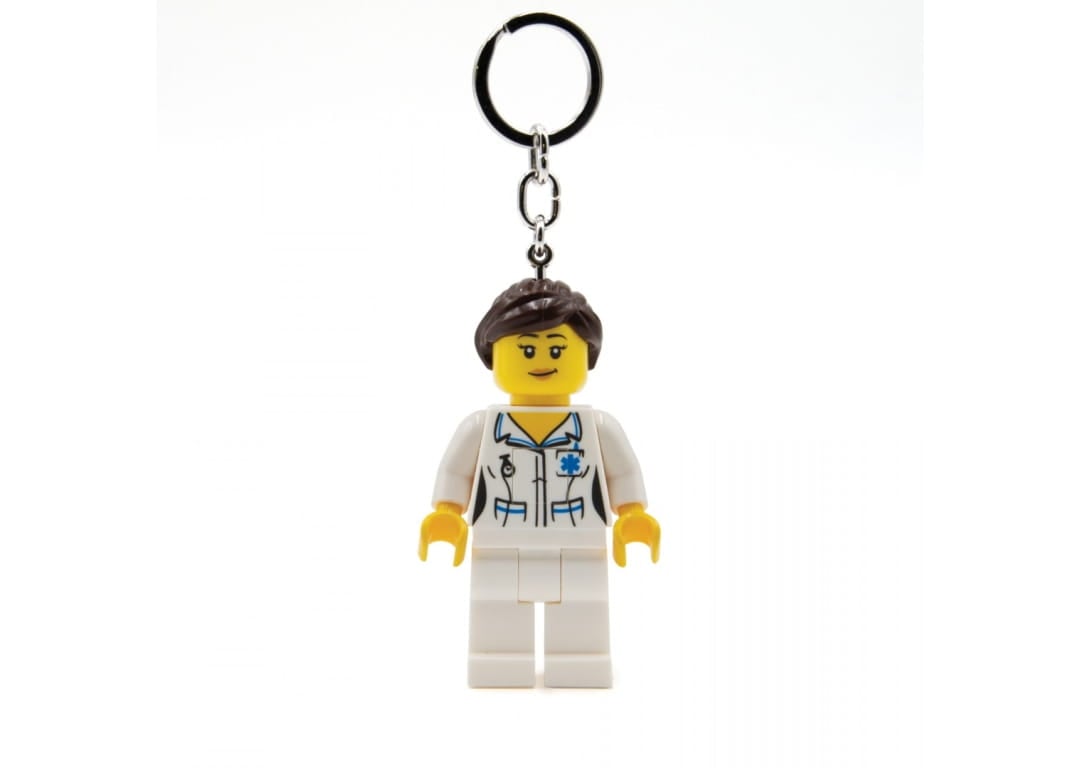 LEGO - Keychain w/LED - Nurse (4006036-LGL-KE186H)