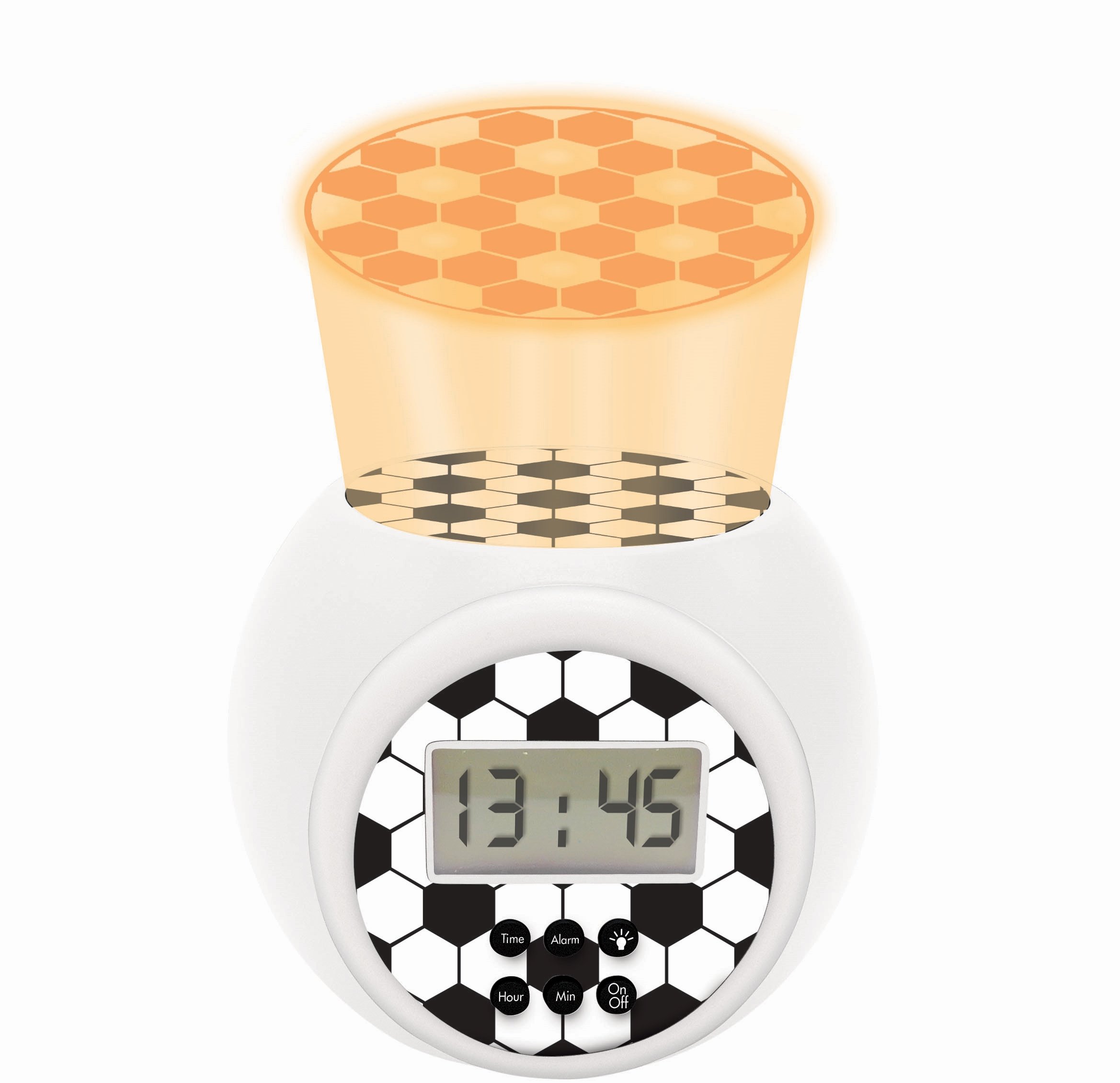 Lexibook - Projector Alarm Clock Football with Timer (RL977FO)