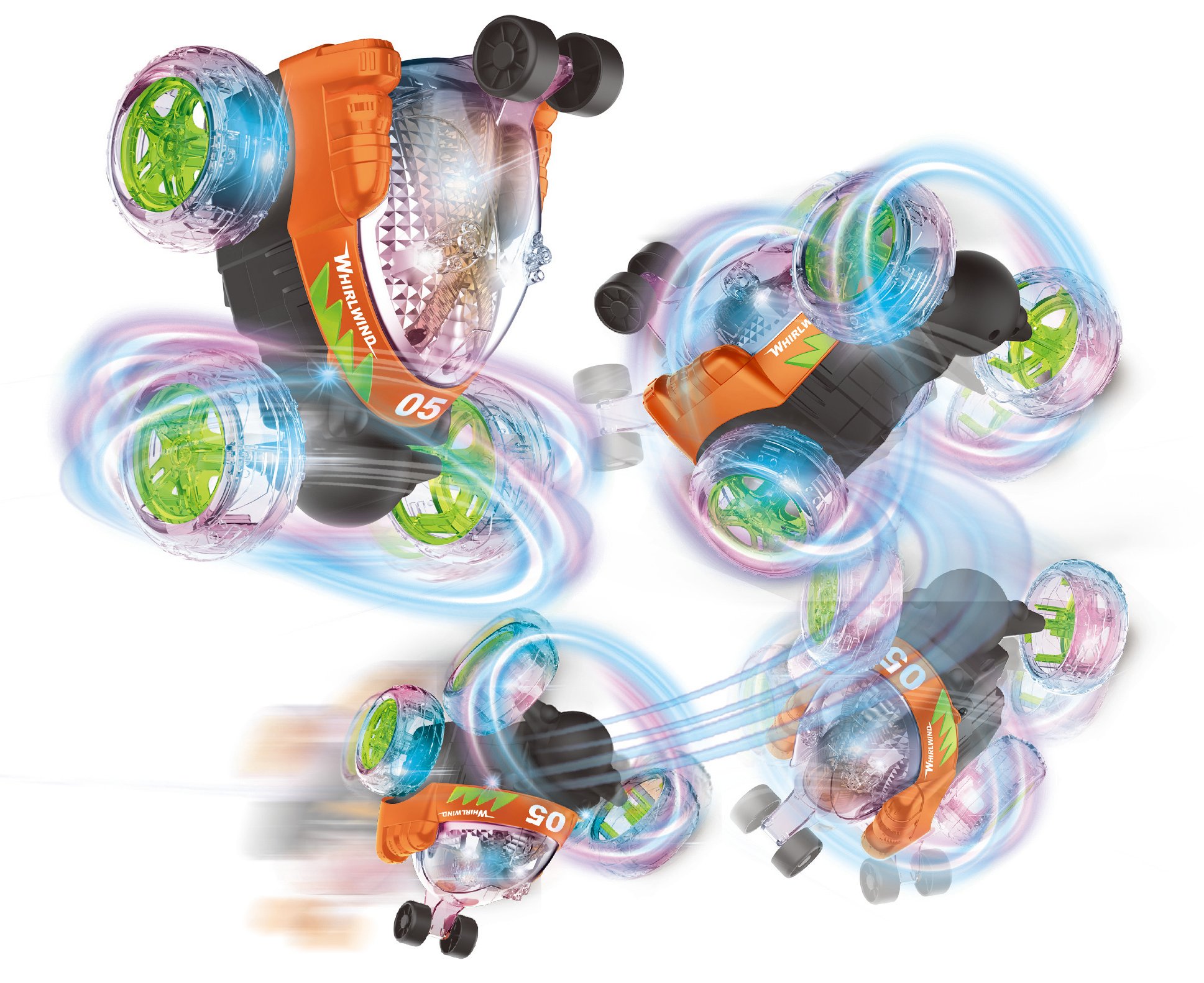 Crazy Tumbler - Stunt Car w/light - R/C 2,4GHz - Orange (534444)