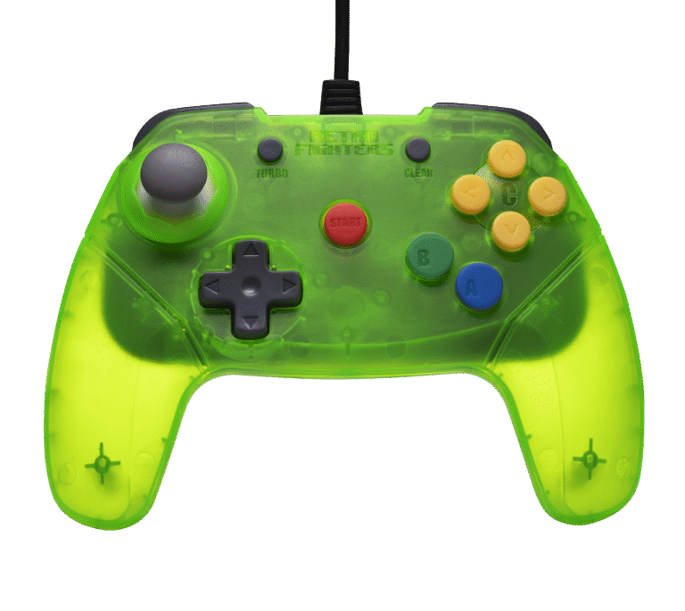 Retro-Fighters – Brawler64 Wired Controller – Green