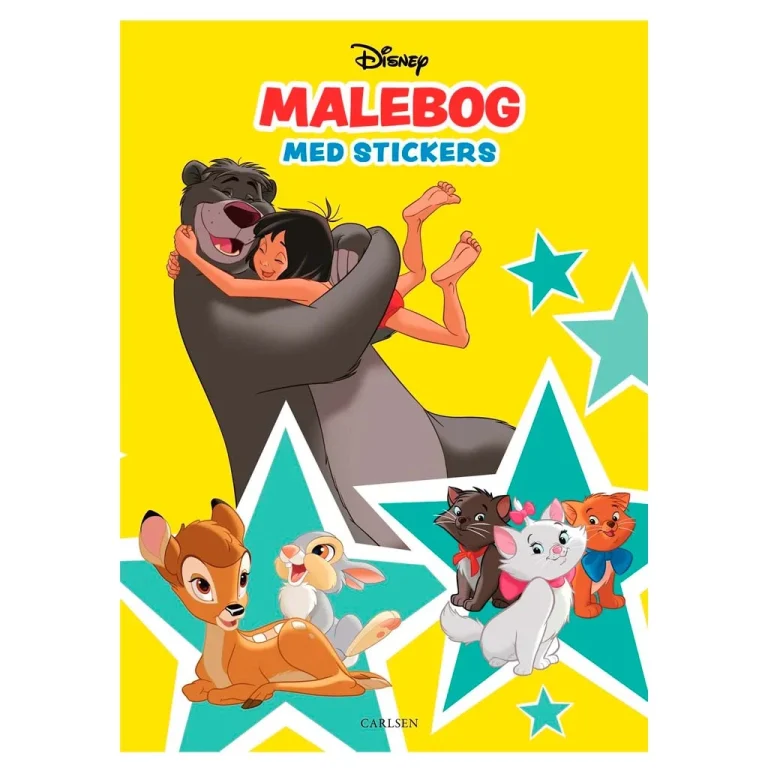 Carlsen – Colouring Book with stickers – Disney Classics