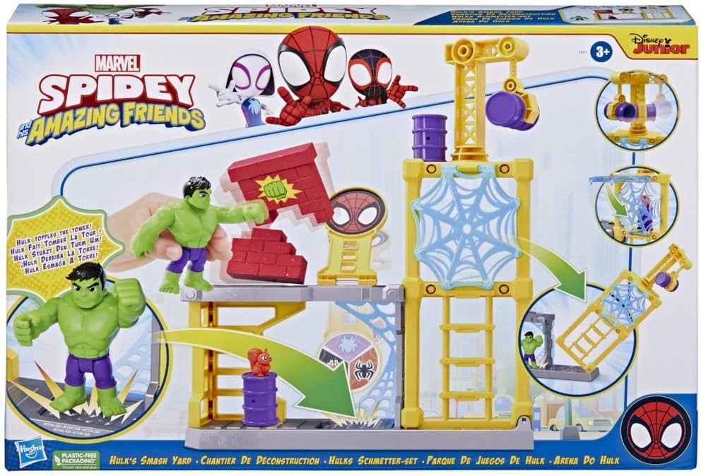 Spidey and His Amazing Friends – Power Smash Hulk (F3717)