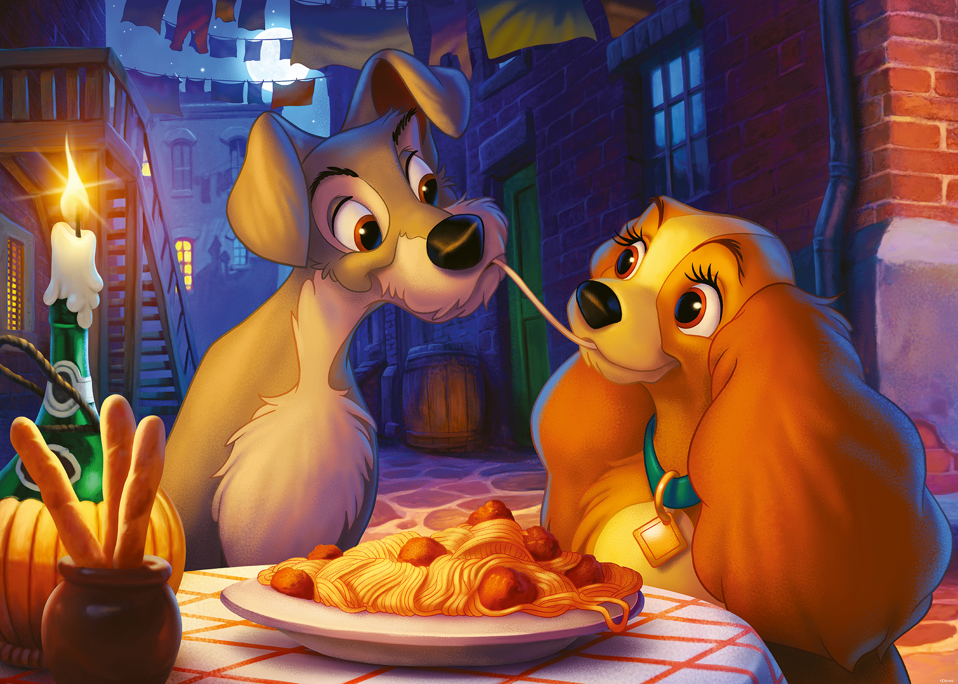 Ravensburger - Puzzle Lady And The Tramp 1000p (12000003)