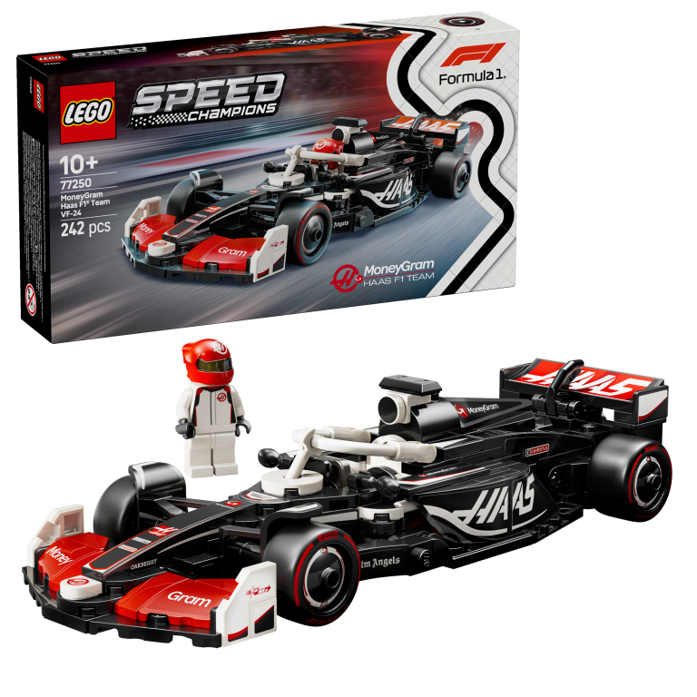 LEGO – Speed Champions – MoneyGram Haas F1 Team VF-24 Race Car (77250)
