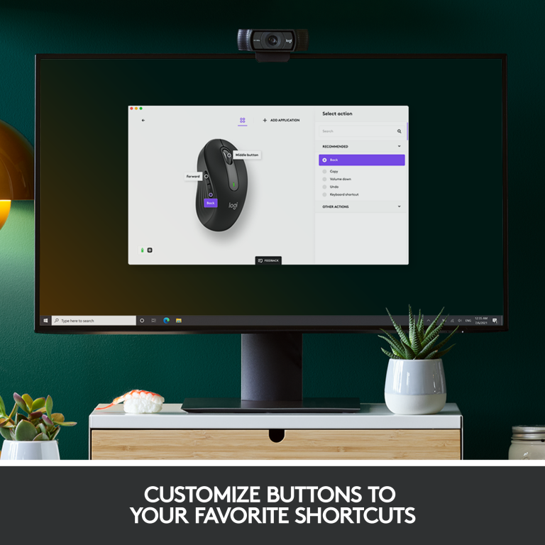 Logitech – M650 Signature – Wireless Mouse – Graphite