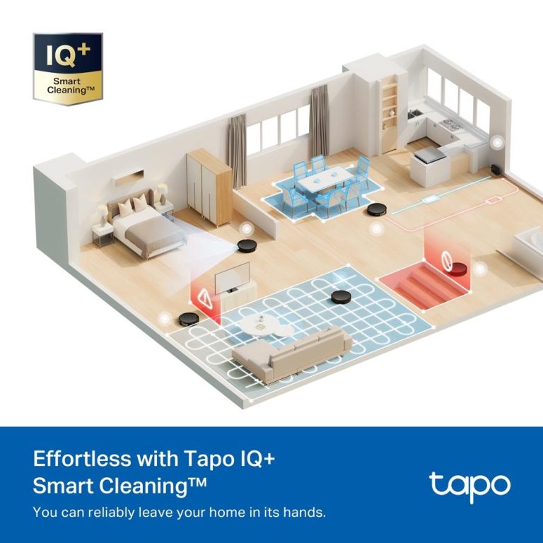 TP-Link – Tapo RV20 Max 5300Pa Suction MagSlim LiDAR Navigation Robot Vacuum and Mop