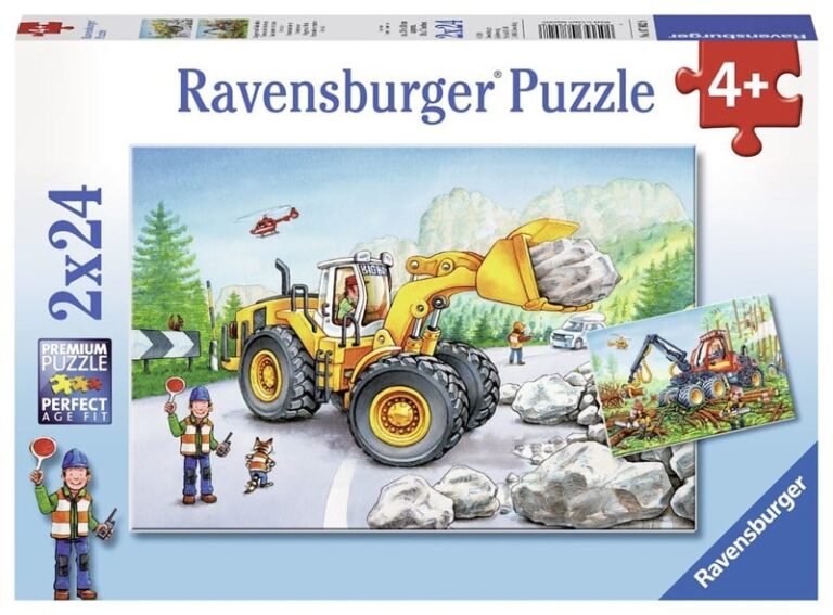 Ravensburger – Digger At Work 2x24p – 07802