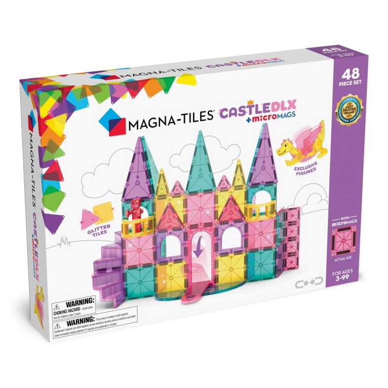 MAGNA-TILES – Castle Deluxe 48 Piece Set (90291)