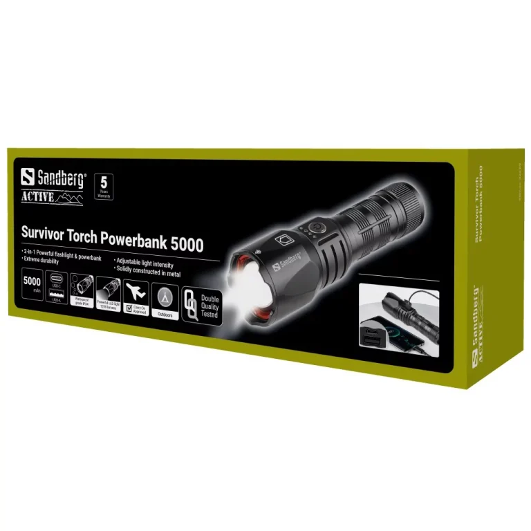 Sandberg – Survivor Torch Powerbank 5000