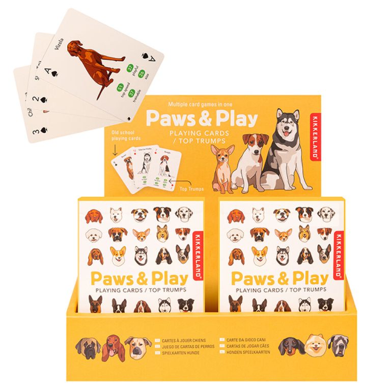 Kikkerland – Paws & Play Playing Cards – (GG274)