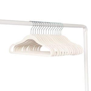 3 Sprouts - Velor Hanger 15 pcs Cream