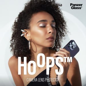 PanzerGlass - Hoops Lens Protector - iPhone 16 Pro/iPhone 16 Pro Max - Black