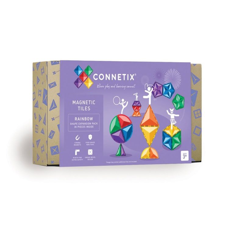 Connetix – Rainbow Shape Expansion Pack 36 Pieces (CT-R-00036-SE)