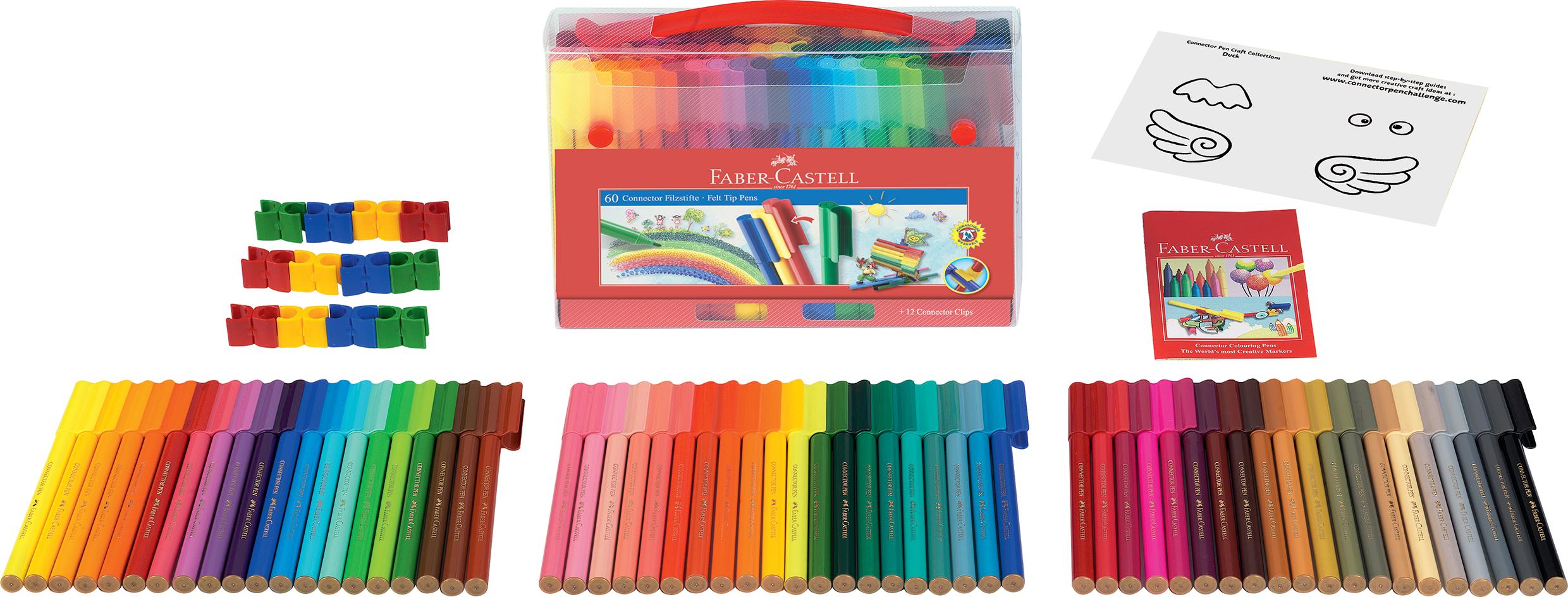 Faber-Castell - Gift set Connector felt-tip pen (60 pcs) (155560)