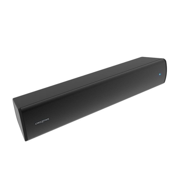 Creative – Stage Air V2 Compact Under-monitor Soundbar, Black