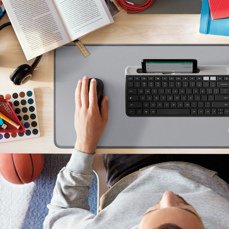Logitech – Studio Series Desk Mat – Grey