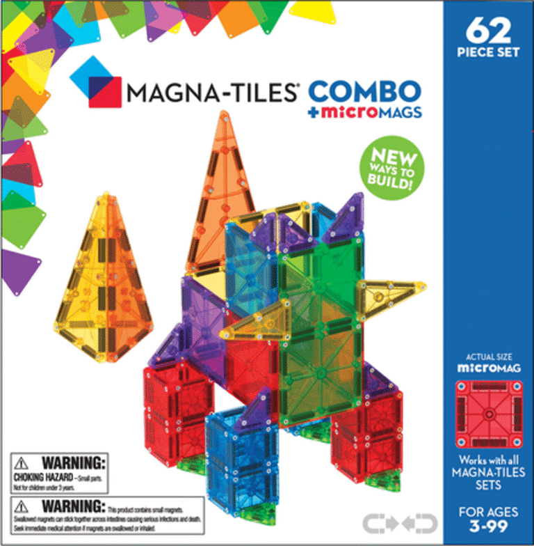 Magna-Tiles – microMAGS Combo 62 pcs (90294)