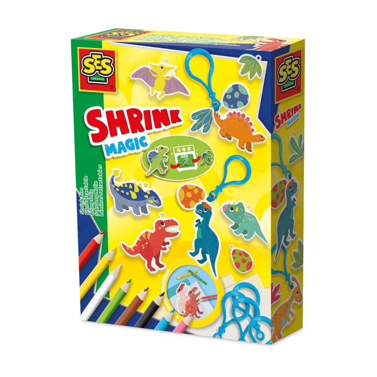 SES Creative – Shrink Foil – Dinosaur Keychains – (S14294)