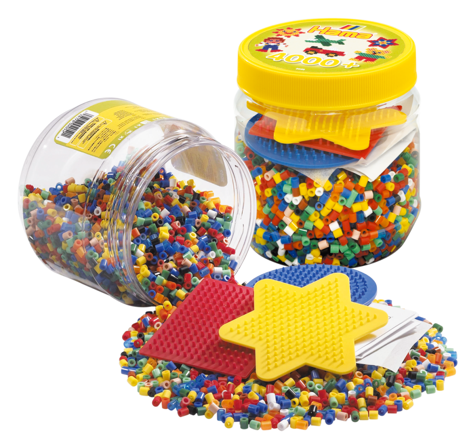 Hama - 4000 pcs. with 3 assorted pin plates (382052)
