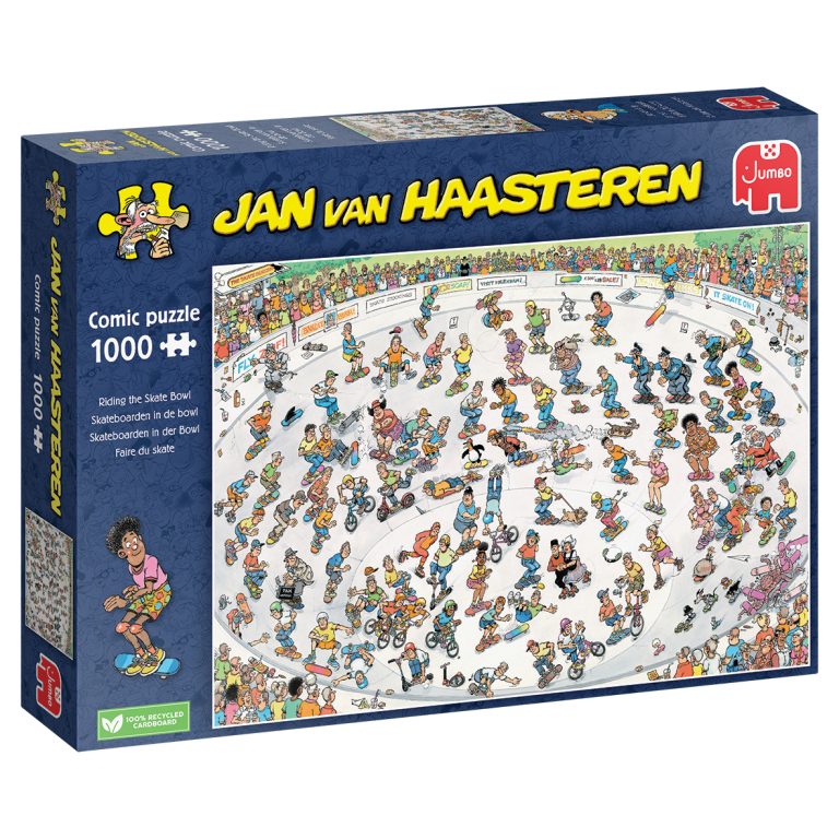 Jan van Haasteren – Riding the Skate Bowl (1000 pieces)