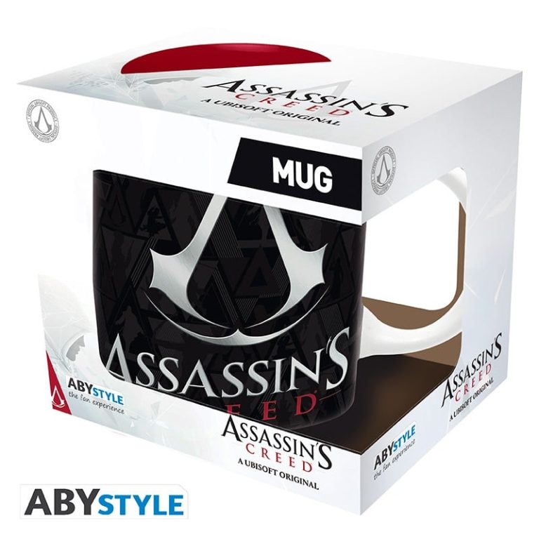 ASSASSIN’S CREED – Mug – 320 ml – Crest black & red – subli x2