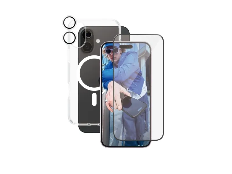 CARE by PanzerGlass - 3-in-1 Flagship Bundle - iPhone 16 Plus
