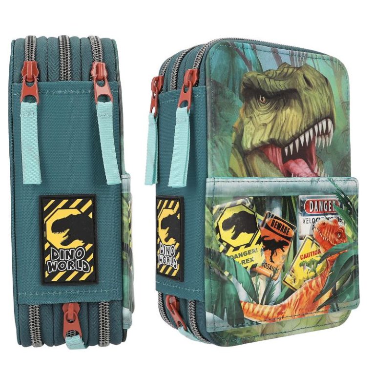 Dino World – Triple Pencil Case danger ( 0411757 )