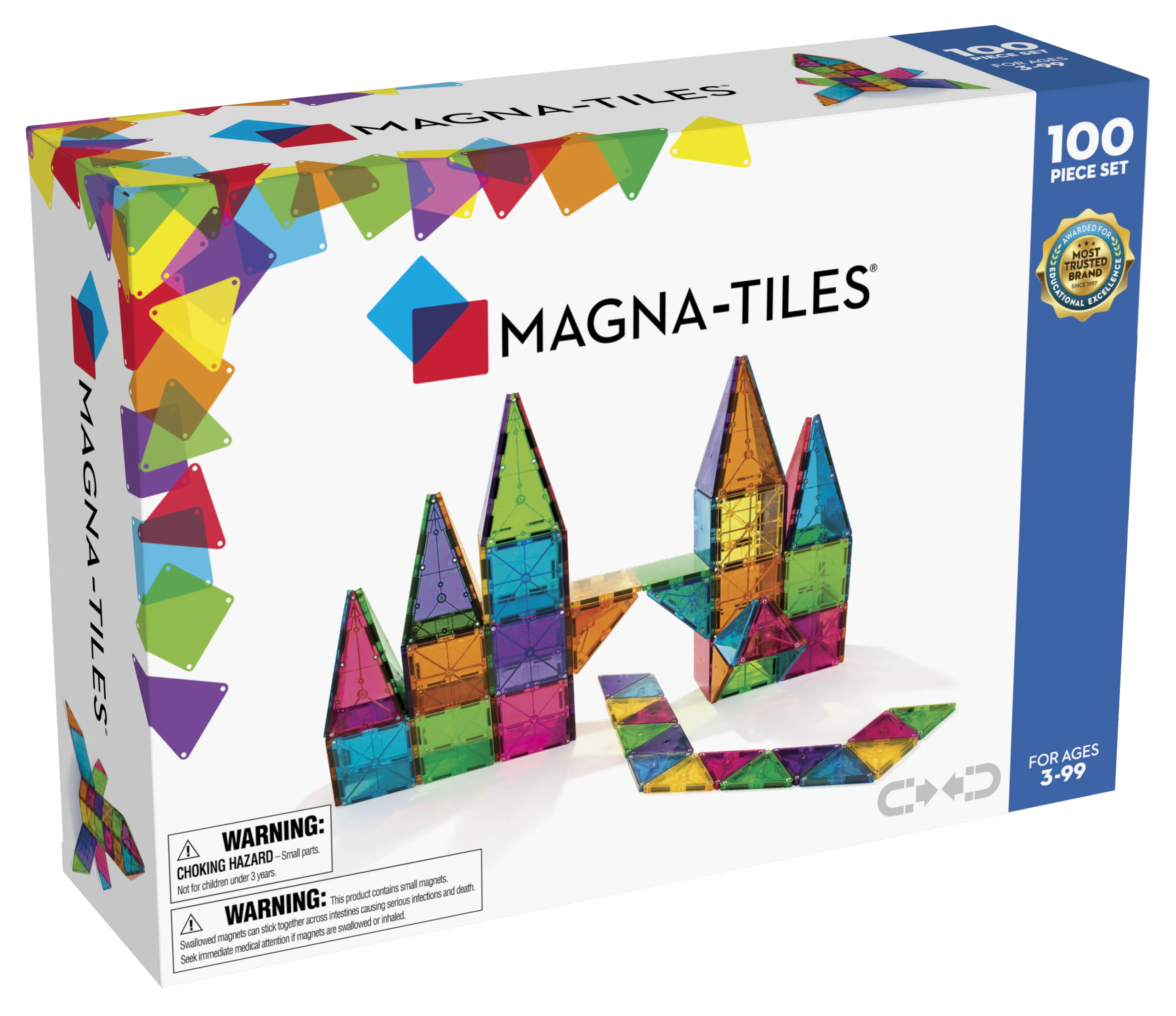 MAGNA-TILES - Classic 100 Piece Set (90209)