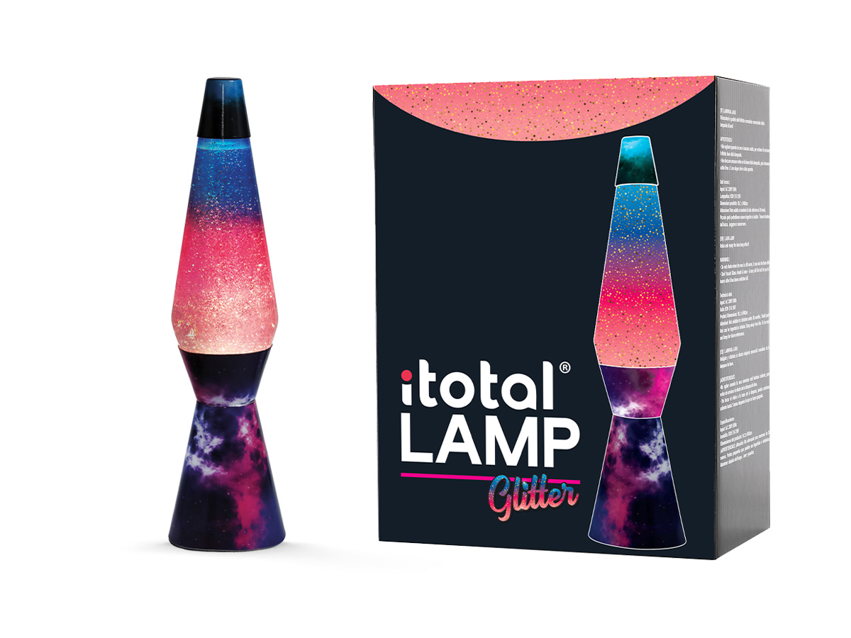 iTotal - Lava Lamp 36 cm - Galaxy Glitter (XL1769)