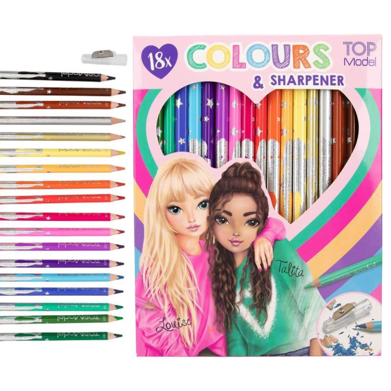 TOPModel – 18 Colouring Pencilswith sharpener – (0612215)