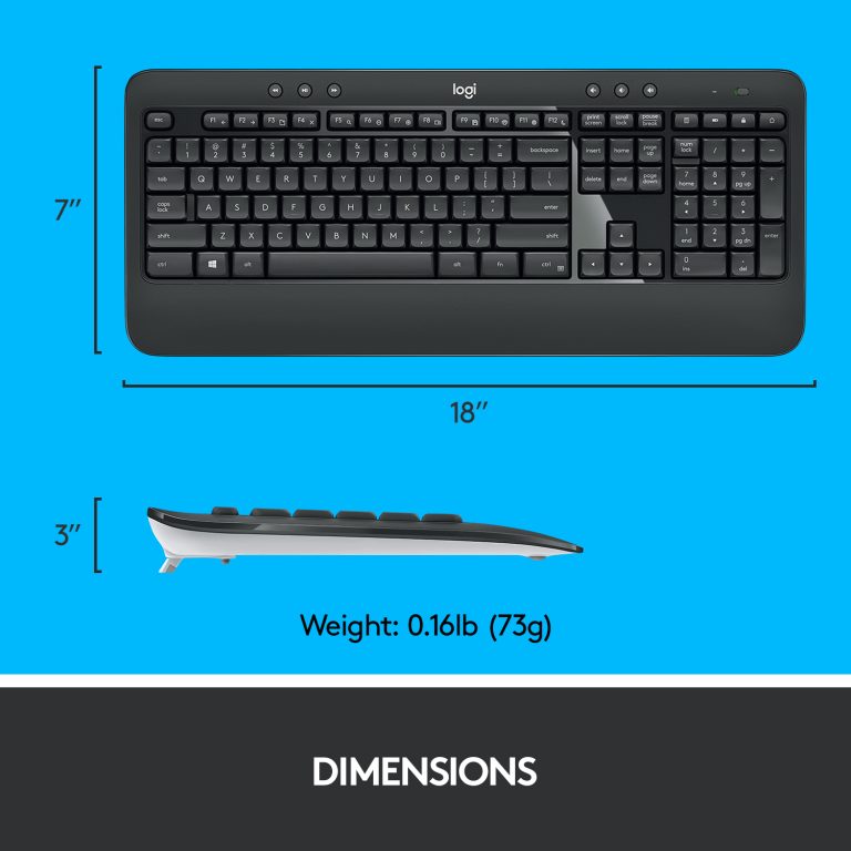 Logitech – MK540 ADVANCED Wireless Keyboard and Mouse Combo set