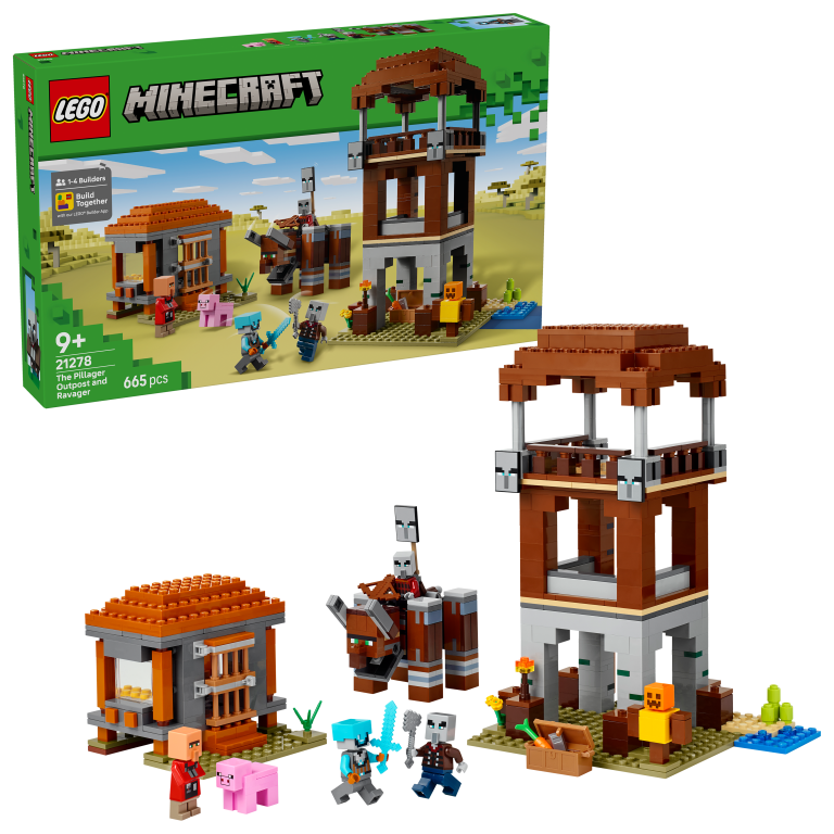 LEGO – Minecraft – The Pillager Outpost and Ravager (21278)