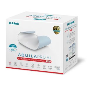 D-Link - Aquila Pro AI AX6000 Wi-Fi 6 Smart Mesh Router