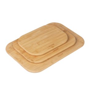 Salter BW14107 Simple Prep Bamboo Chopping Board Set