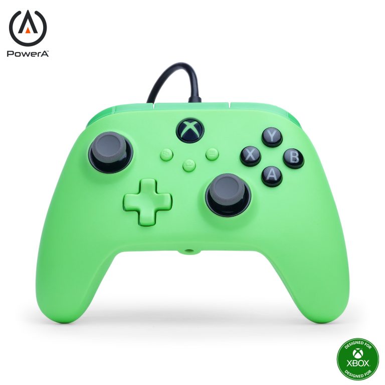 PowerA – Advantage Plus Wired Controller – Green Meadow – Green/Black