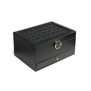Gillian Jones - Large classic jewelry box - Black - Large