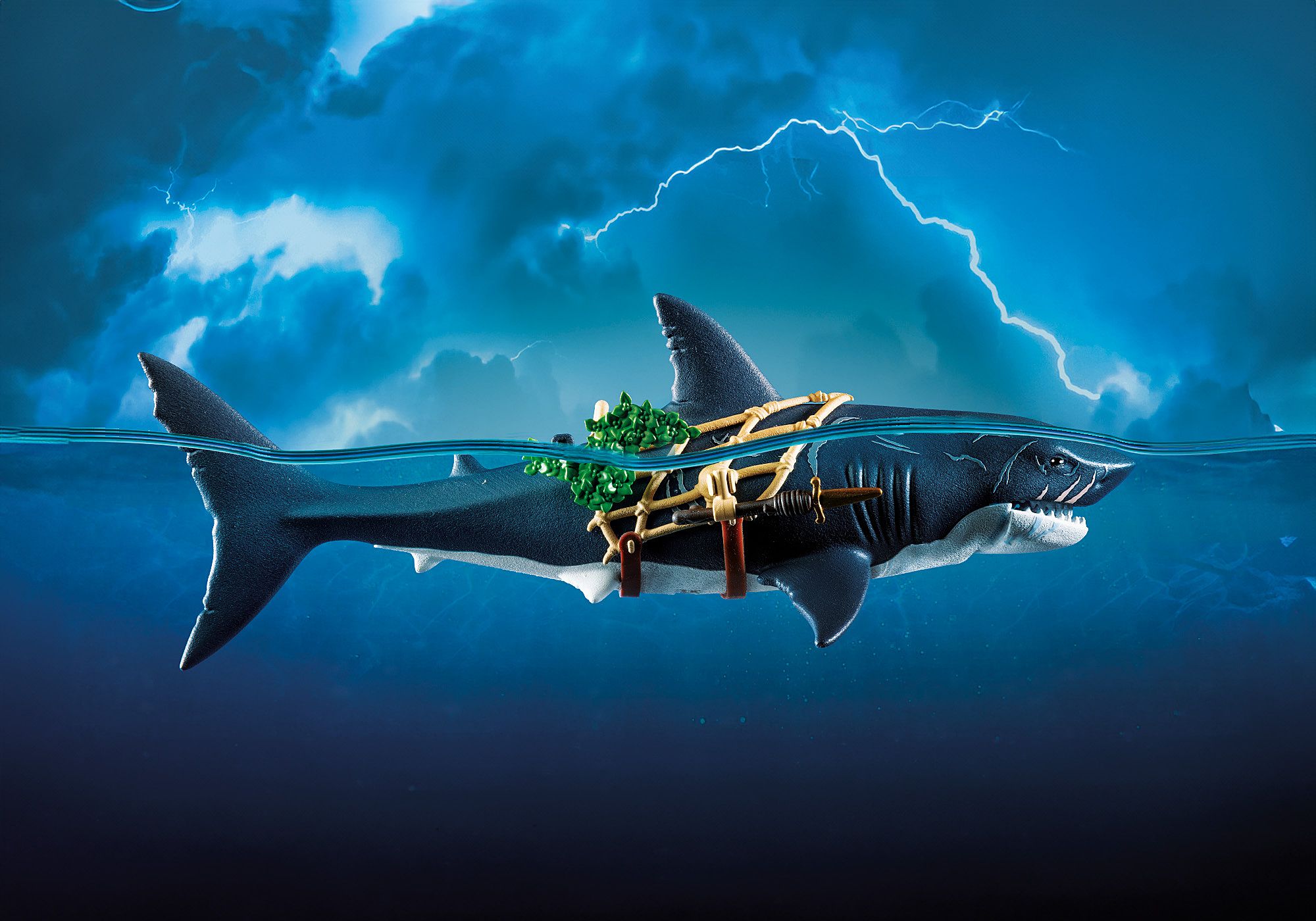 Playmobil - Giant Shark with Pirate (71793)