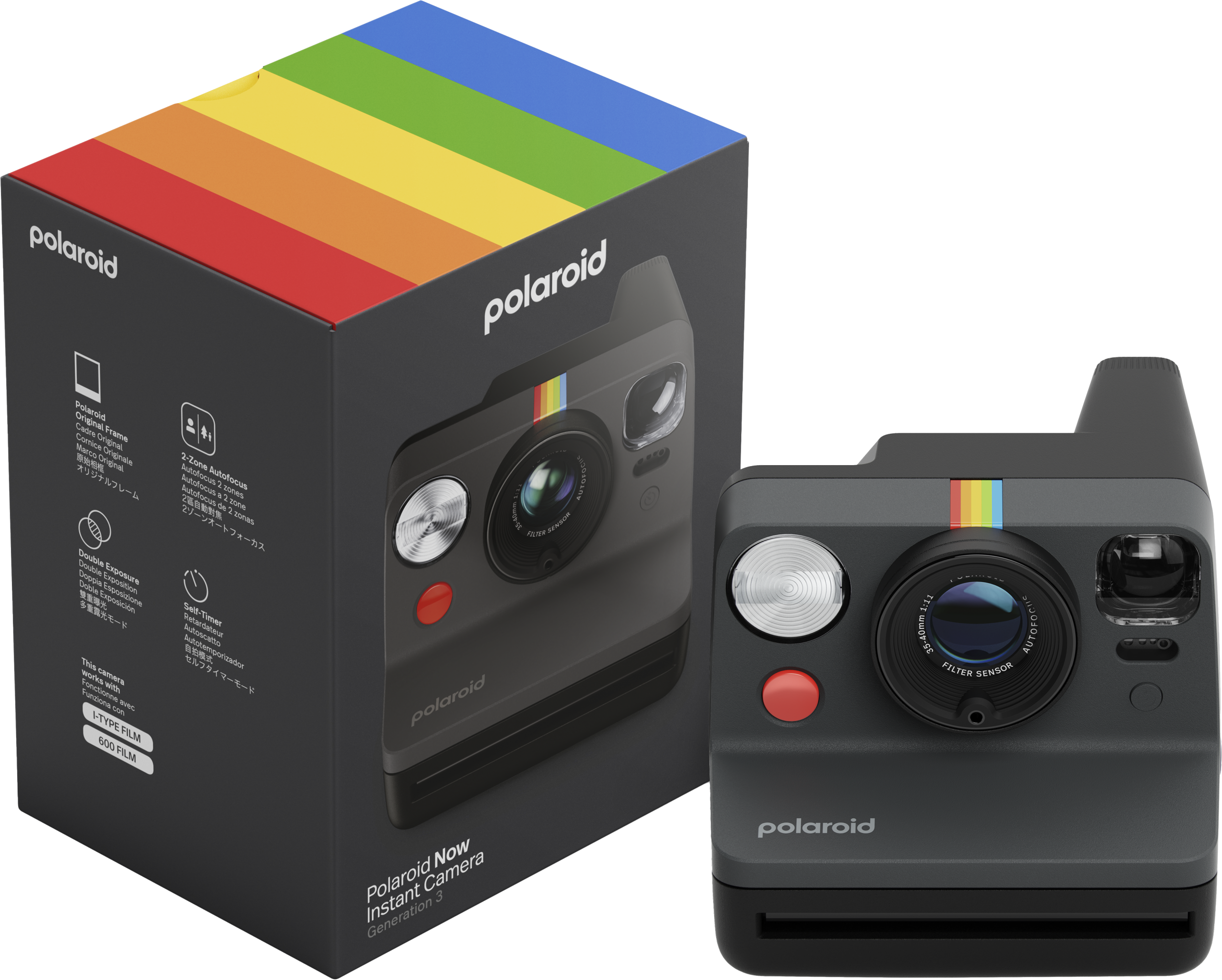 Polaroid - Now Gen 3 Black