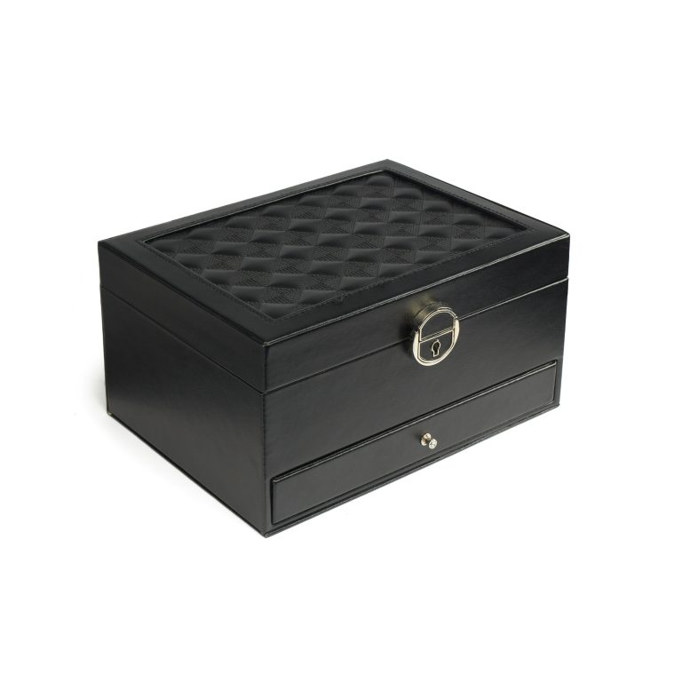 Gillian Jones – Large classic jewelry box – Black – Large