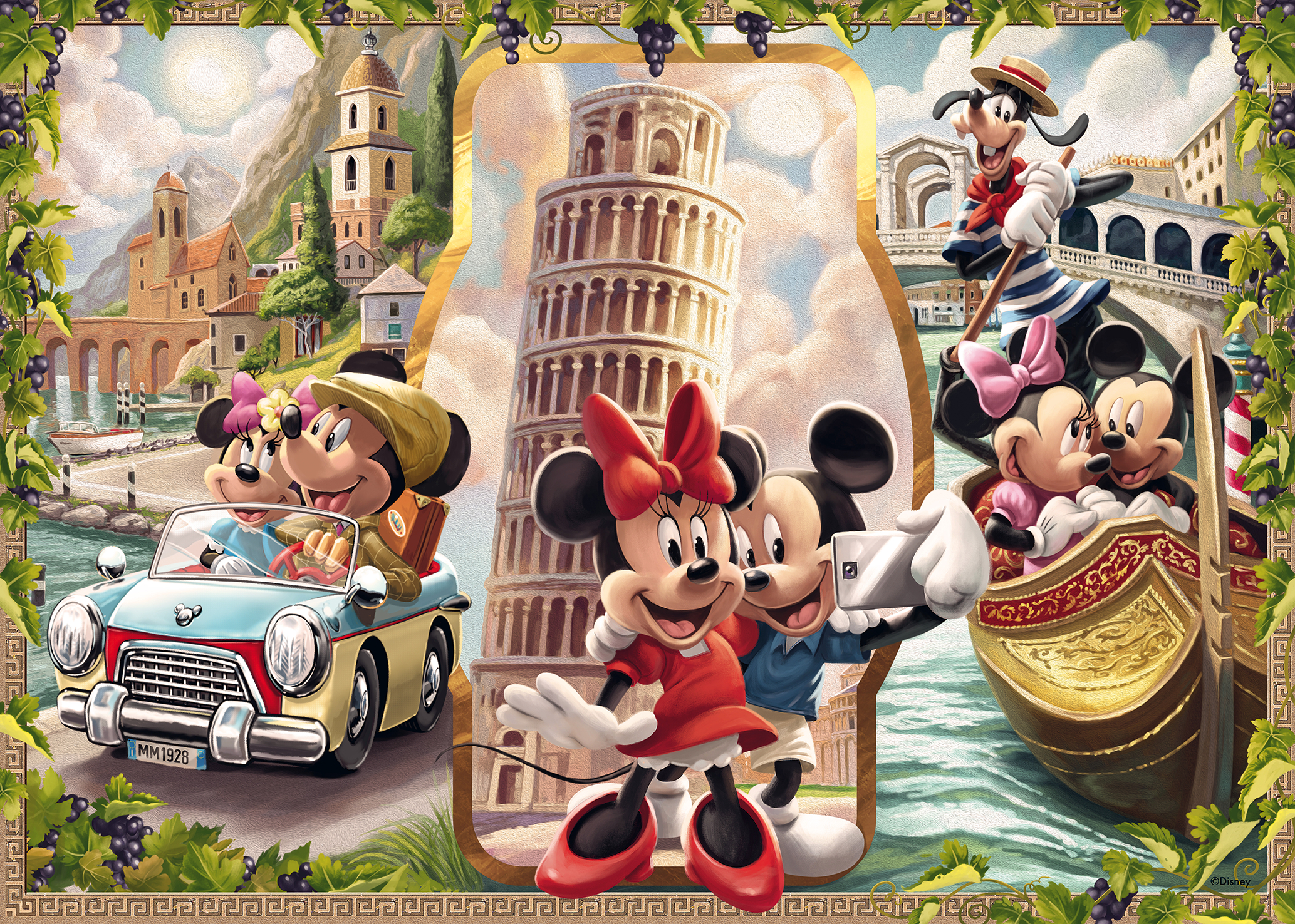 Ravensburger - Puzzle Disney Vacation Mickey & Minni 1000p (12000498)
