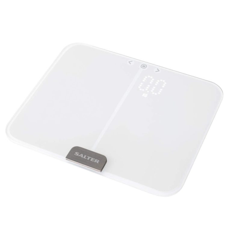 Salter 9164 WH3RJLEU16 Ghost Compact Analyser Scale, White