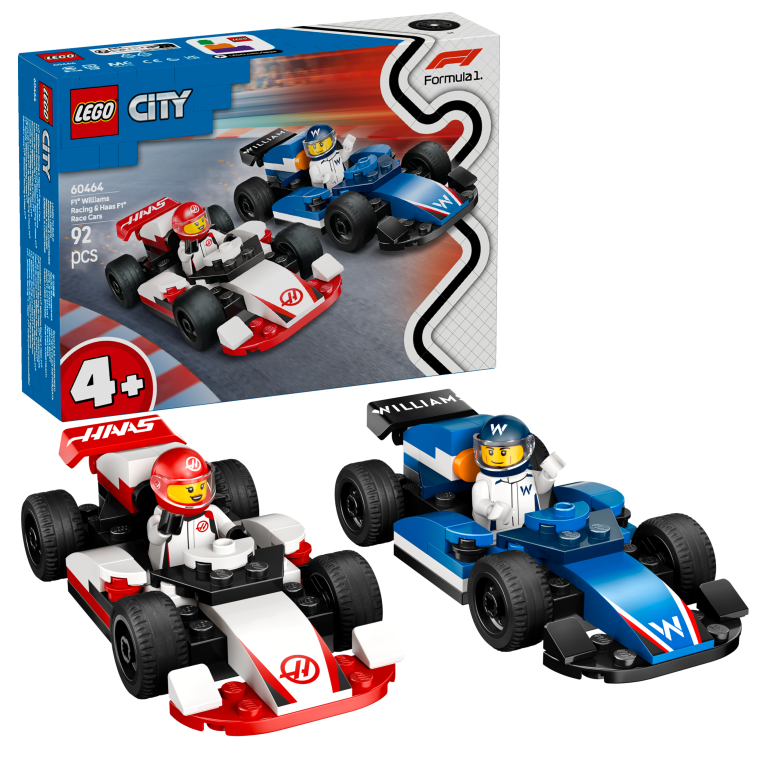 LEGO – LEGO City – F1® Williams Racing & Haas F1® Race Cars (60464)