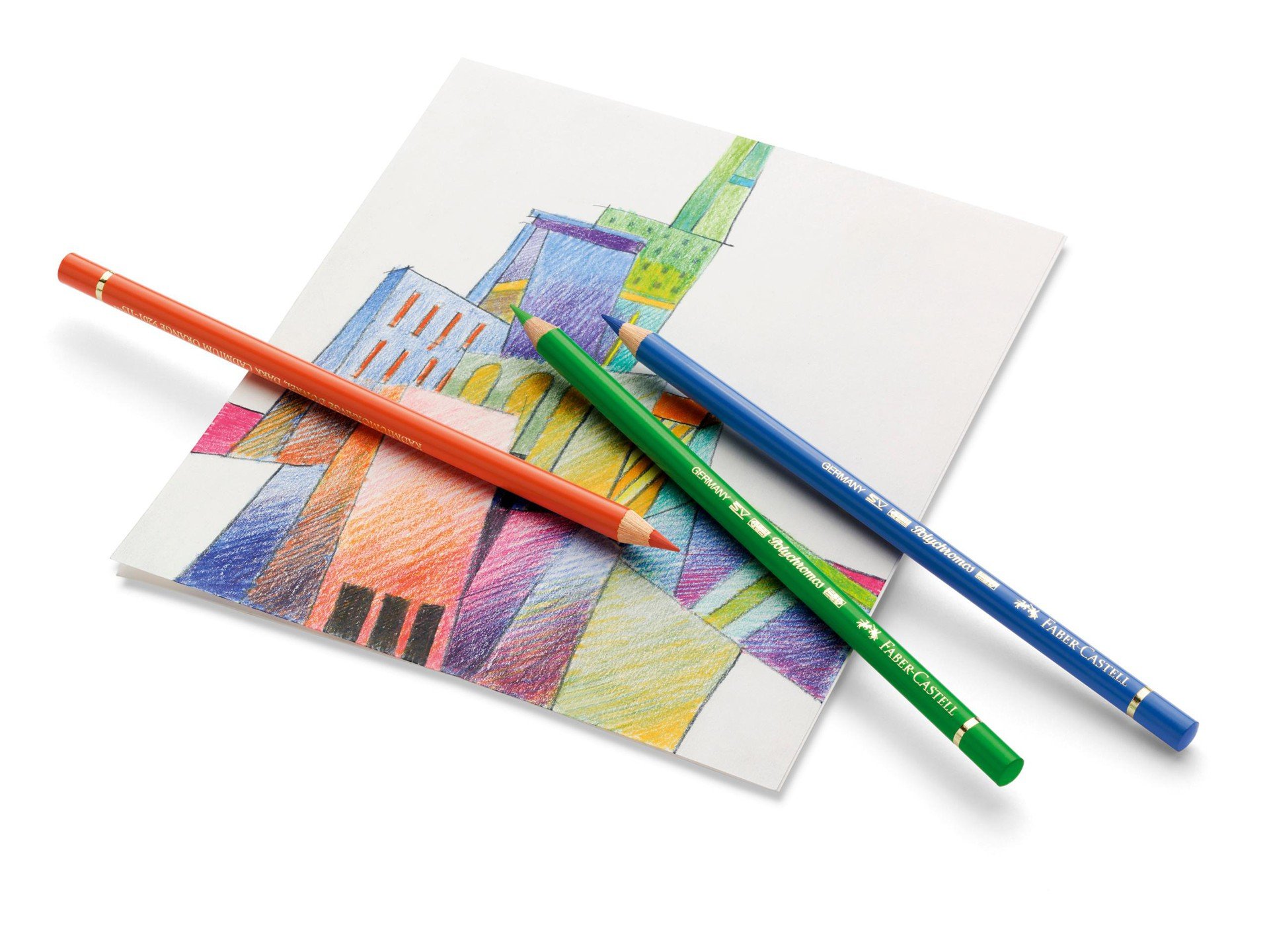 Faber-Castell - Polychromos colour pencil, tin of 24 (110024)