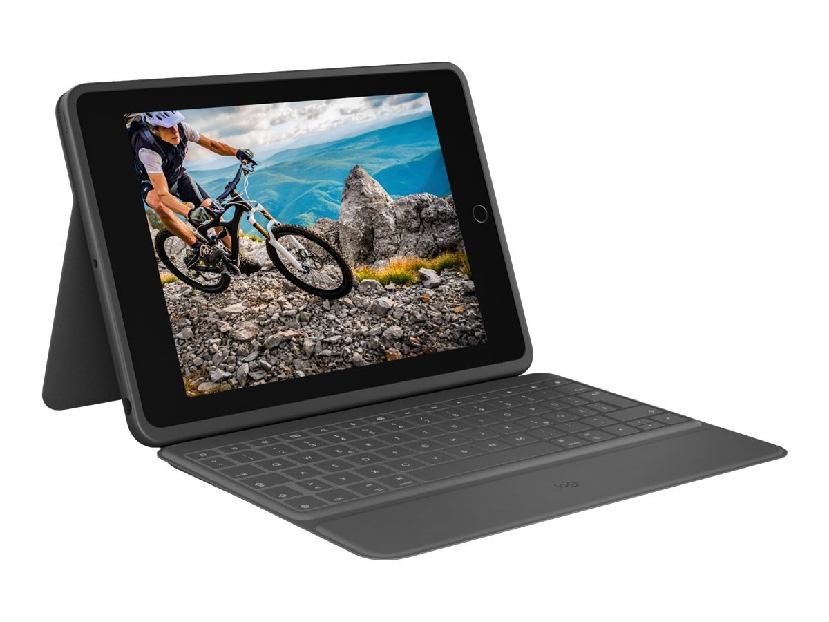Logitech - Rugged Folio 10th gen - Nordic - Oxford Grey