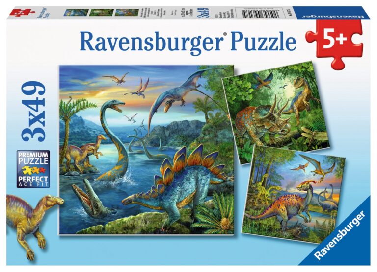 Ravensburger – Dinosaur Facination 3x49p – 09317